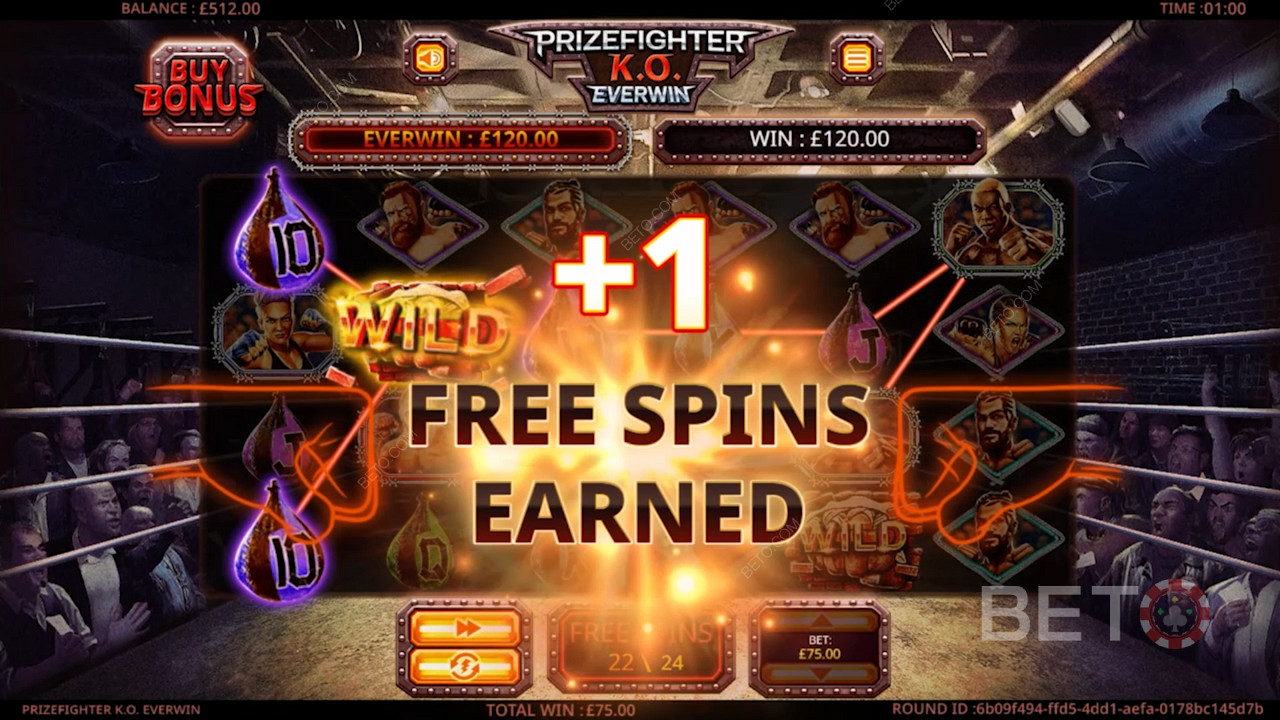 Win extra Free Spins in deze slot
