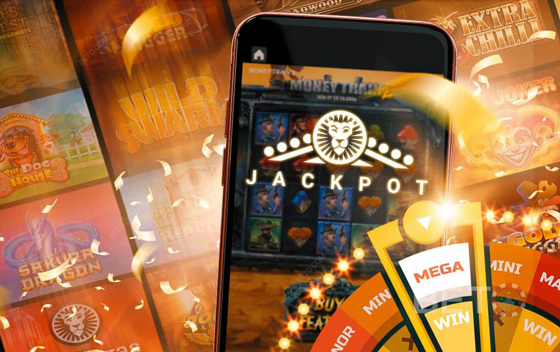 Progressieve jackpots van de top game providers zijn beschikbaar bij LeoVegas Casino.