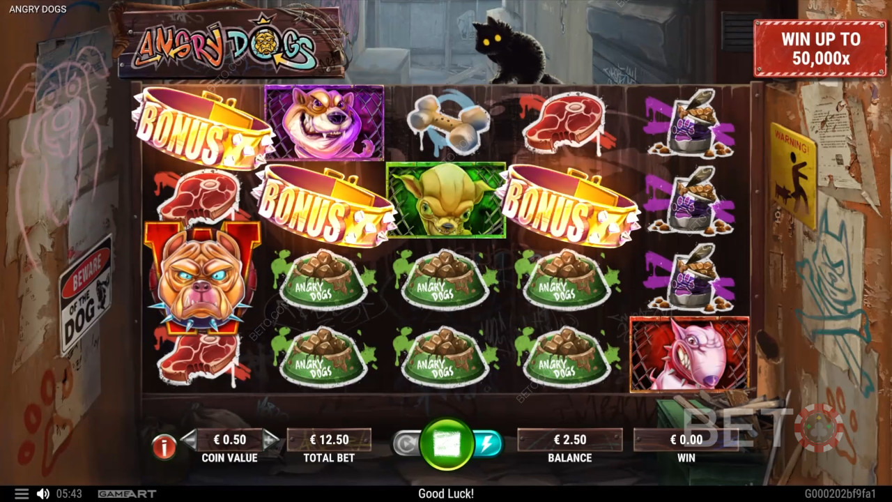 Angry Dogs Review door BETO Slots
