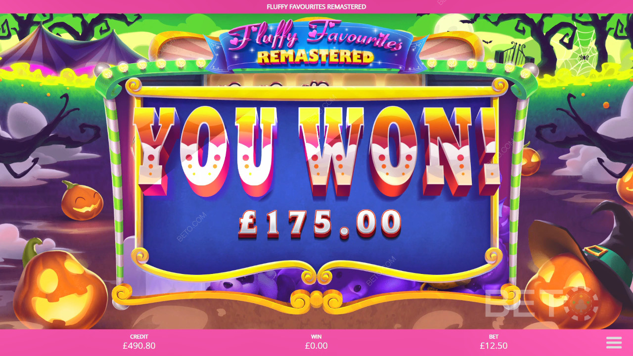 Win tot 5.000x je inzet in de Fluffy Favourites Remastered Slot Online!