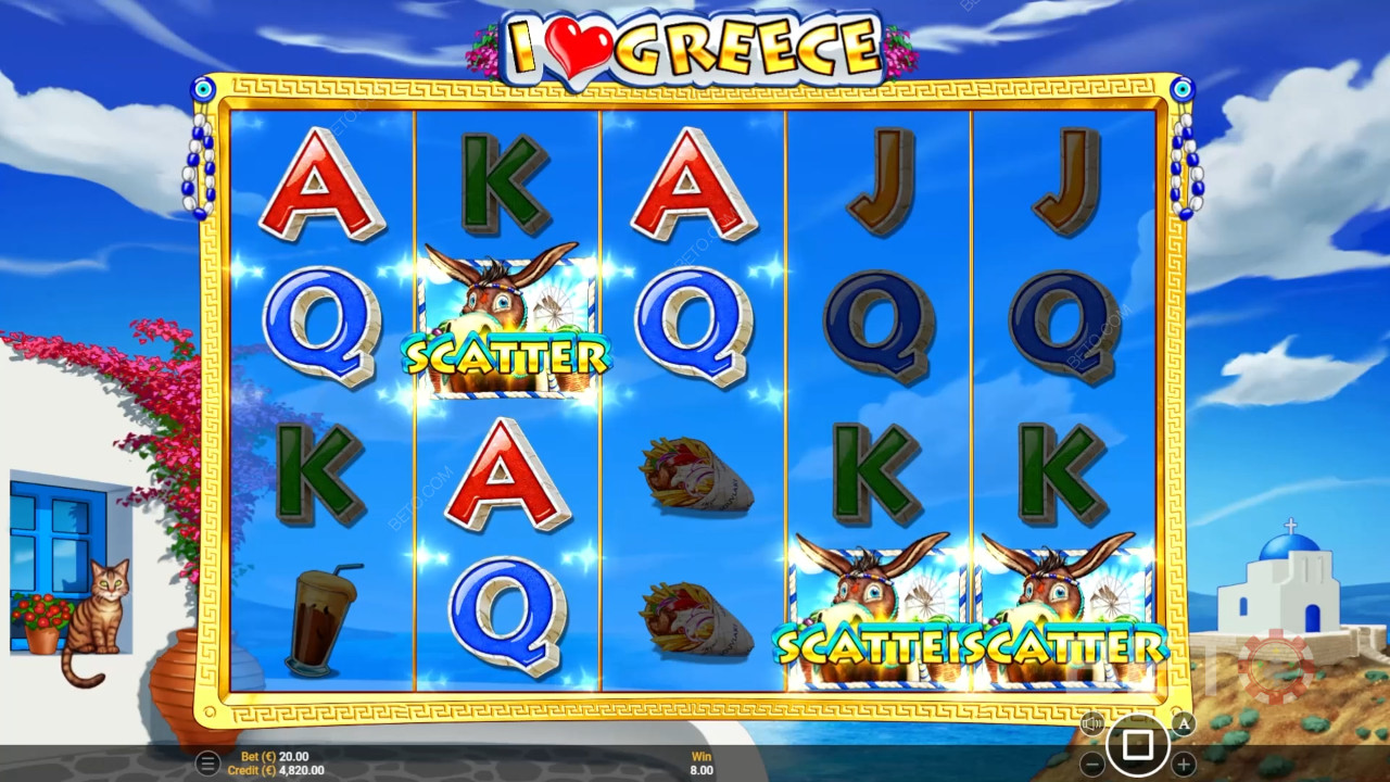 Ik hou van Griekenland Review door BETO Slots