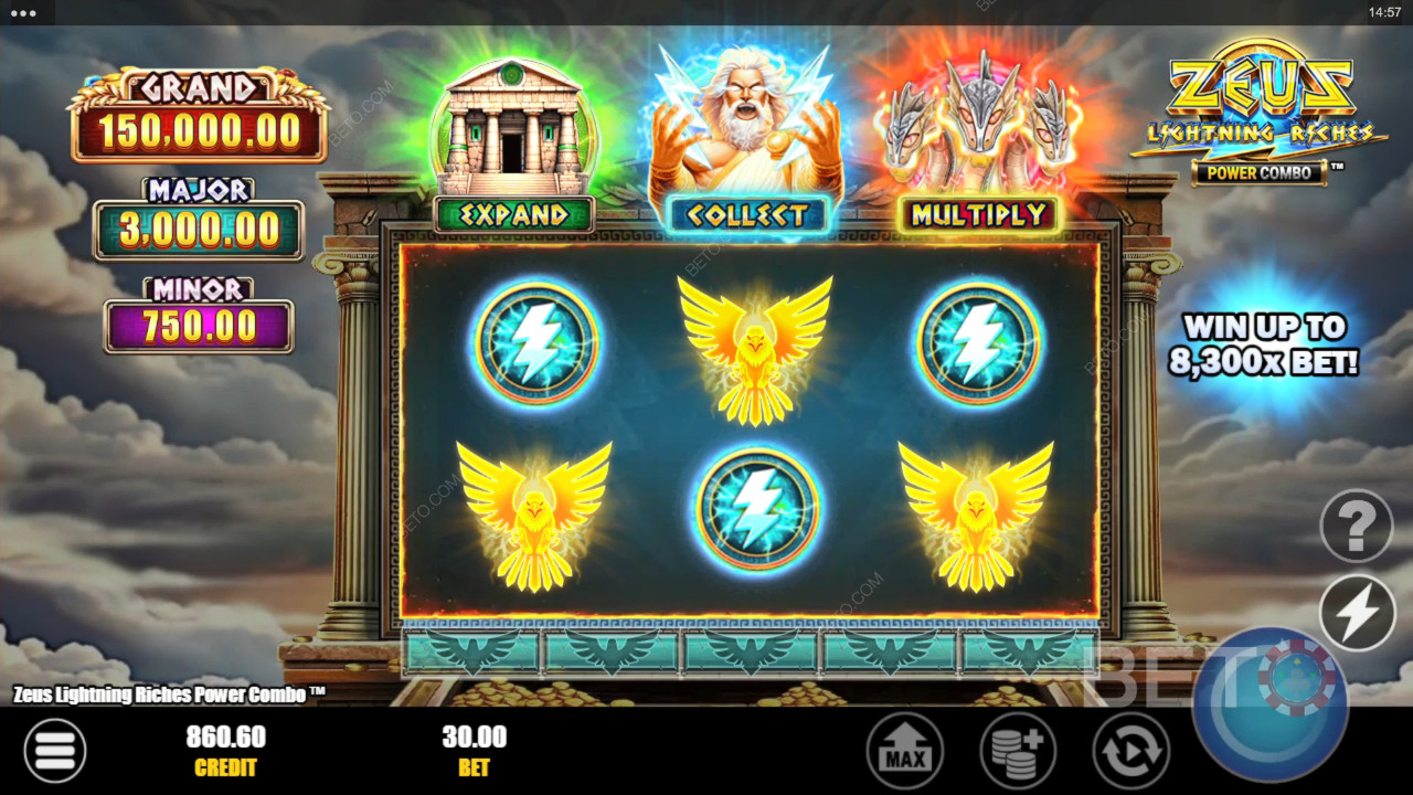 Zeus Lightning Riches Power Combo Gratis Spelen
