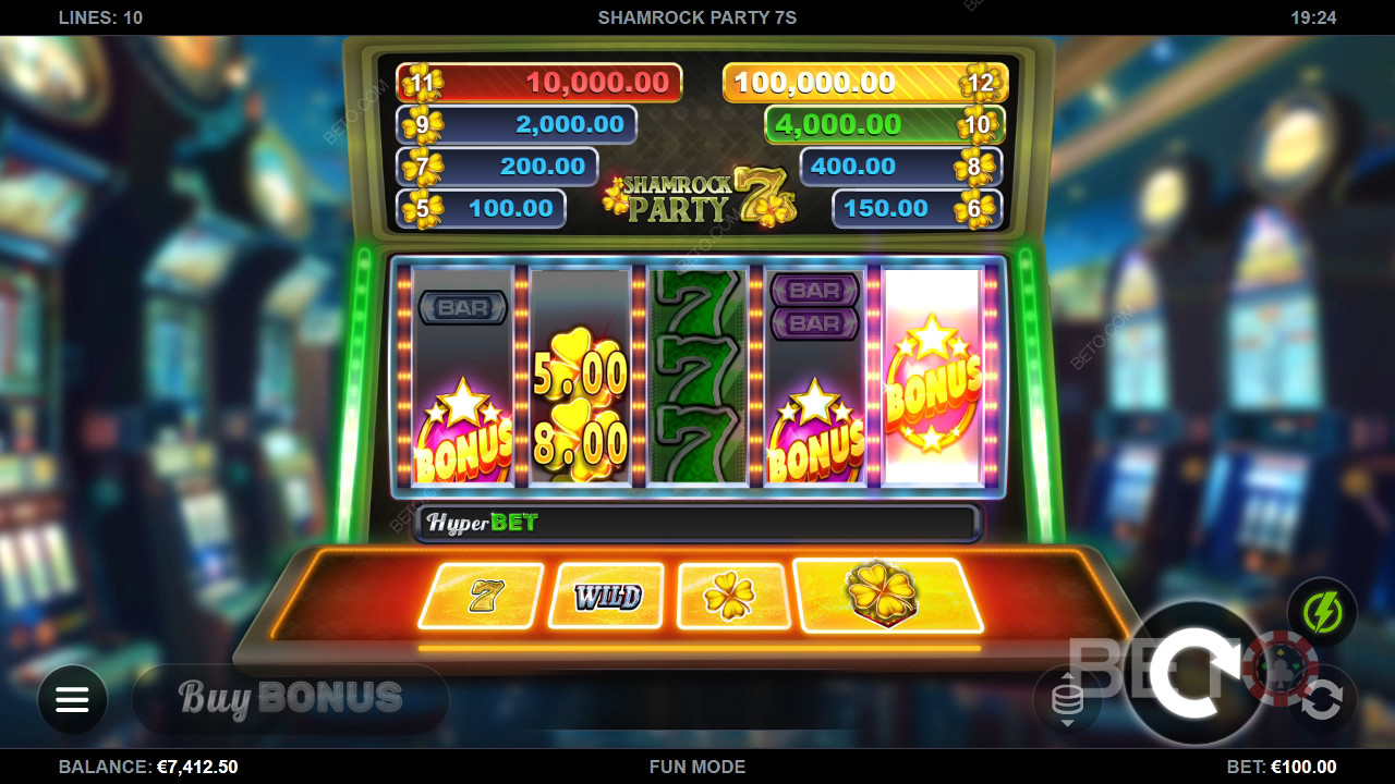 Shamrock Party 7s Gratis Spelen