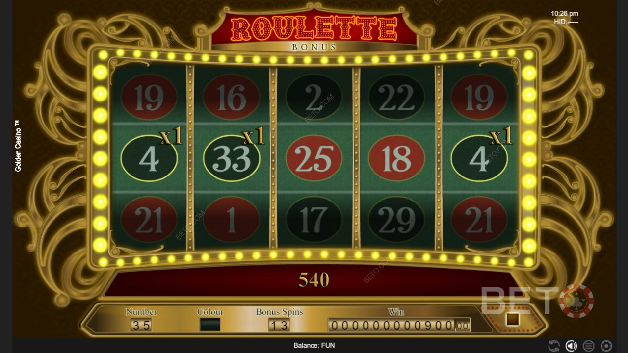 Win 2.500x je inzet in de Golden Casino online gokkast!