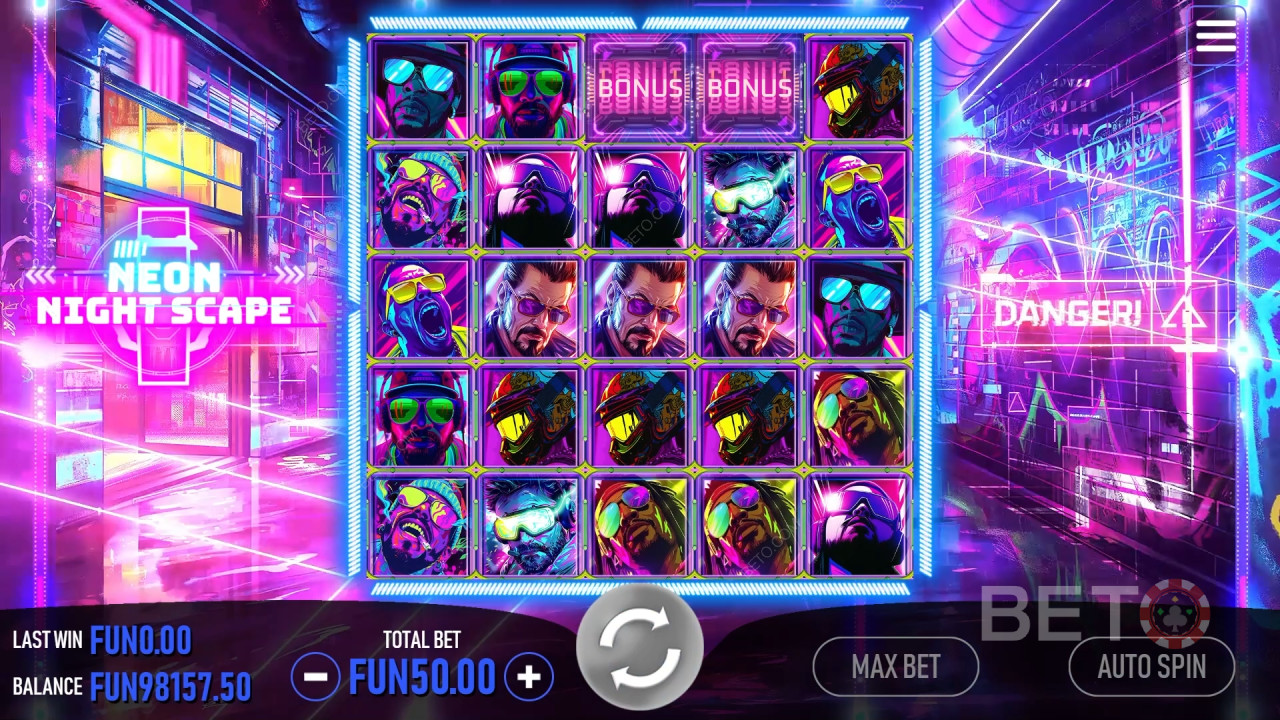 Neon Night Scape Gratis Spelen