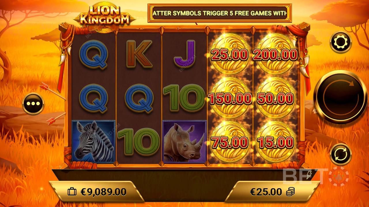 Lion Kingdom Beoordeling door BETO Slots