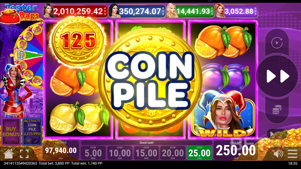 Jester Bags Gratis Spelen