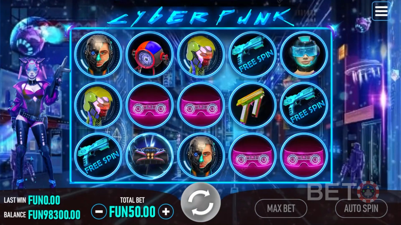 Cyberpunk Review door BETO Slots
