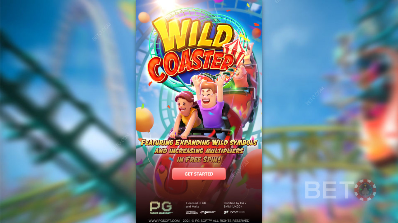 Win 16.465x je inzet in de Wild Coaster videoslot!