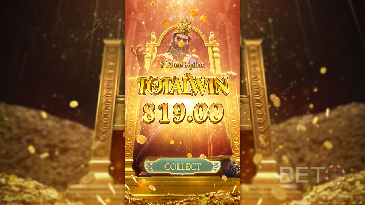 Win 2.318x je inzet in de Midas Fortune gokkast online!
