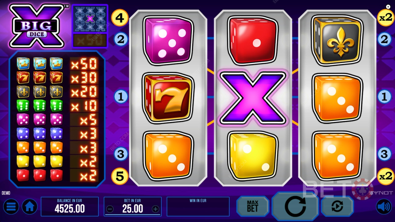 Big X Dice Gratis Spelen