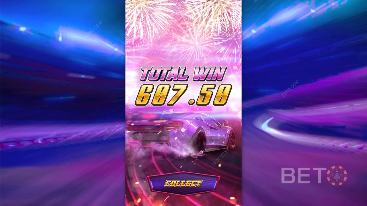 Win 8.345x je inzet in de Speed Winner videoslot!
