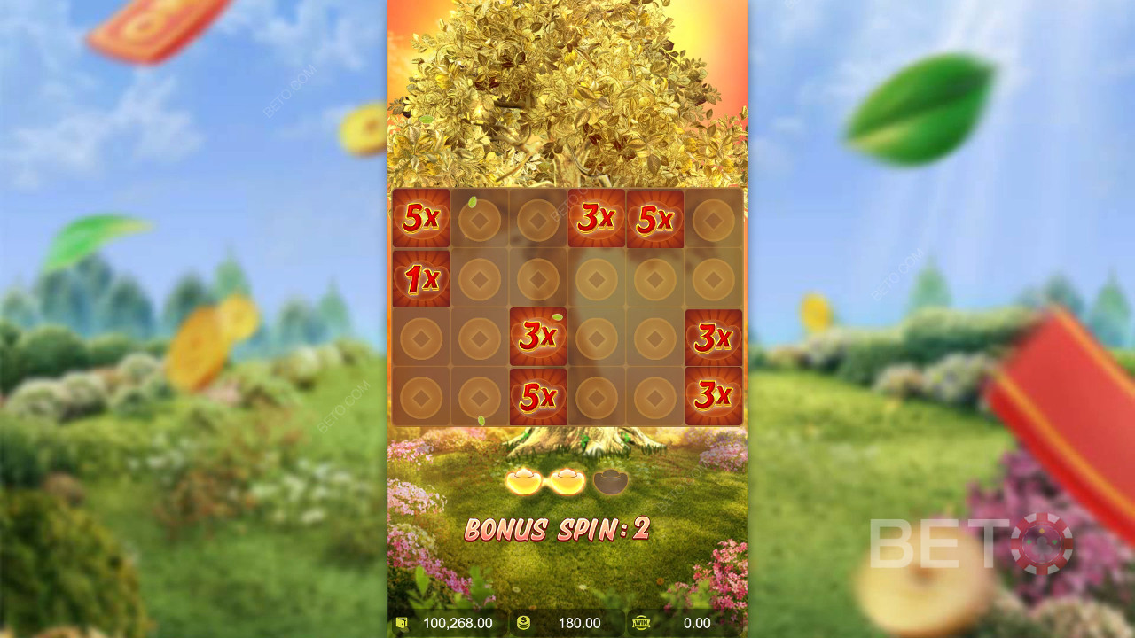 Win 1.513x je inzet in de Prosperity Fortune Tree Online Gokkast!