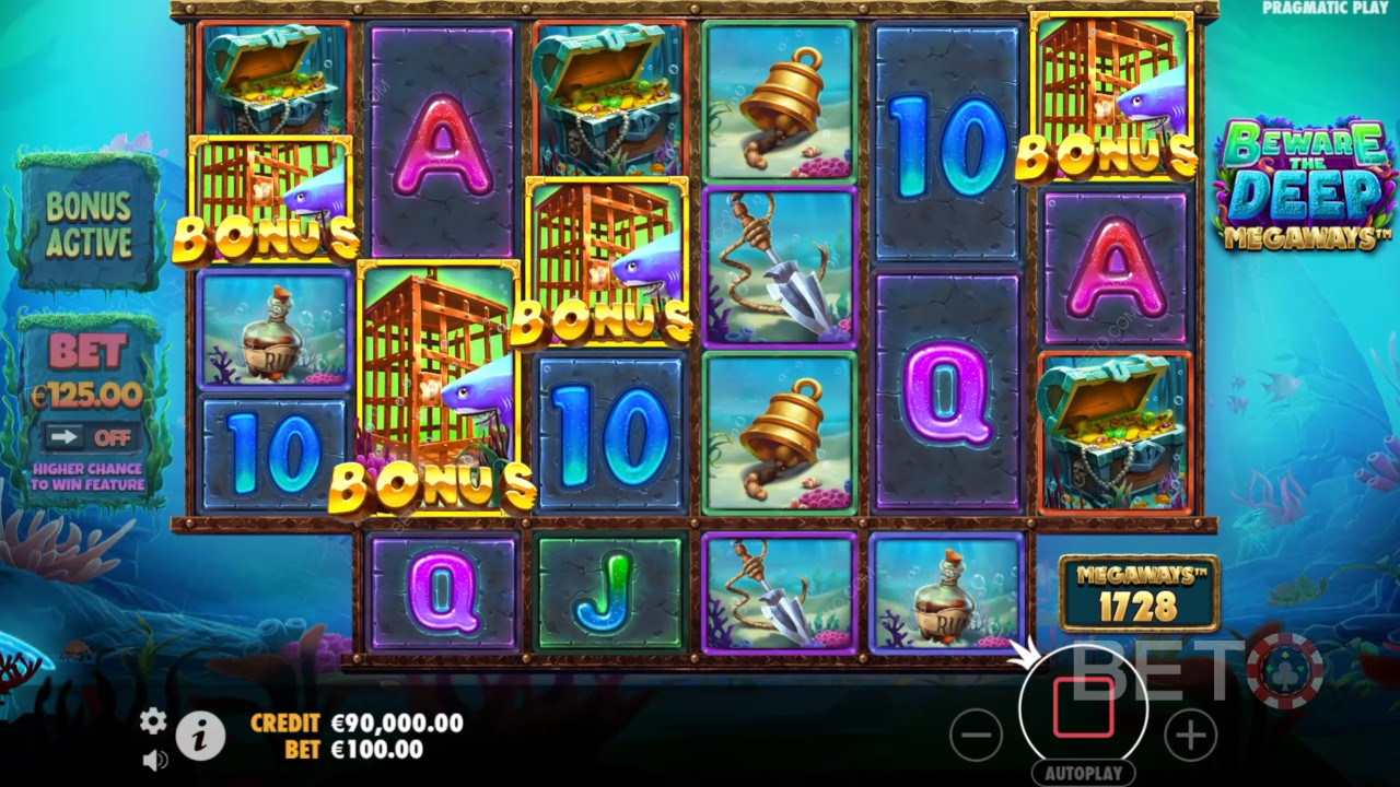 Pas op voor de diepe Megaways Review door BETO Slots