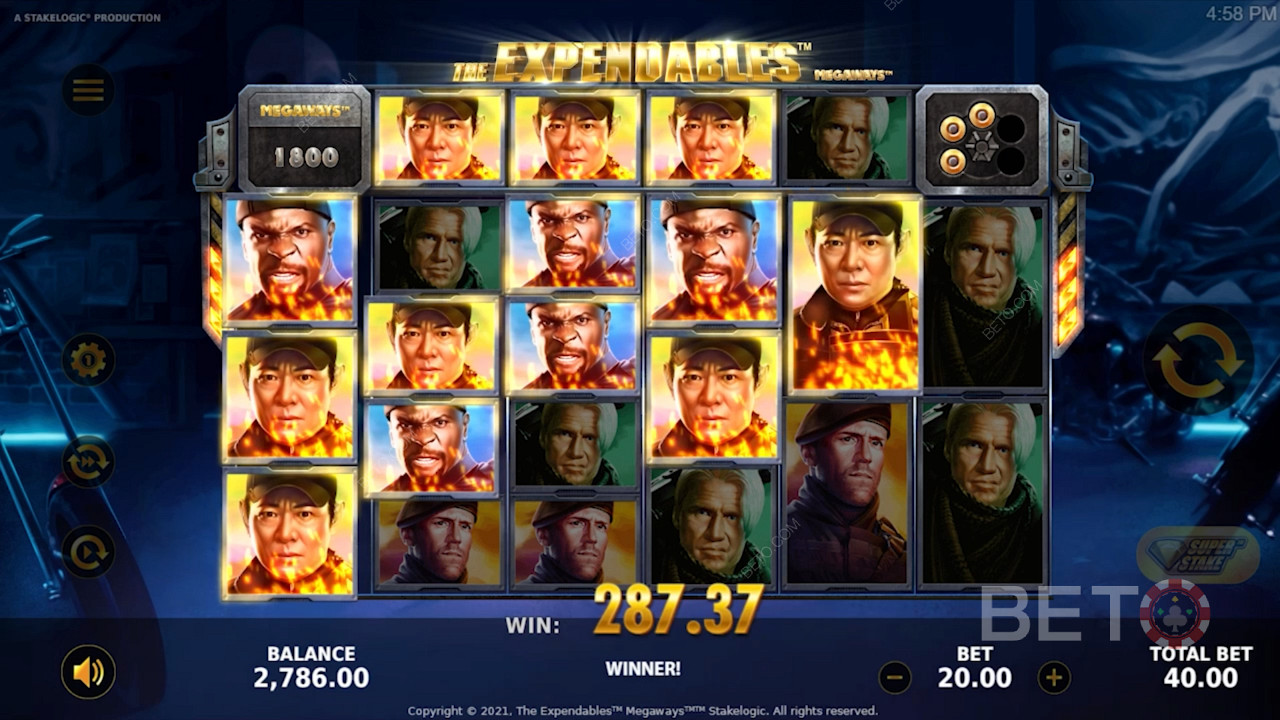 The Expendables New Mission Megaways Gratis Spelen