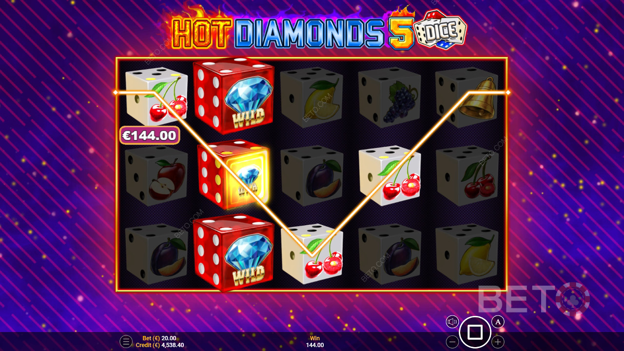 Hot Diamonds 5 Dice Gratis Spelen