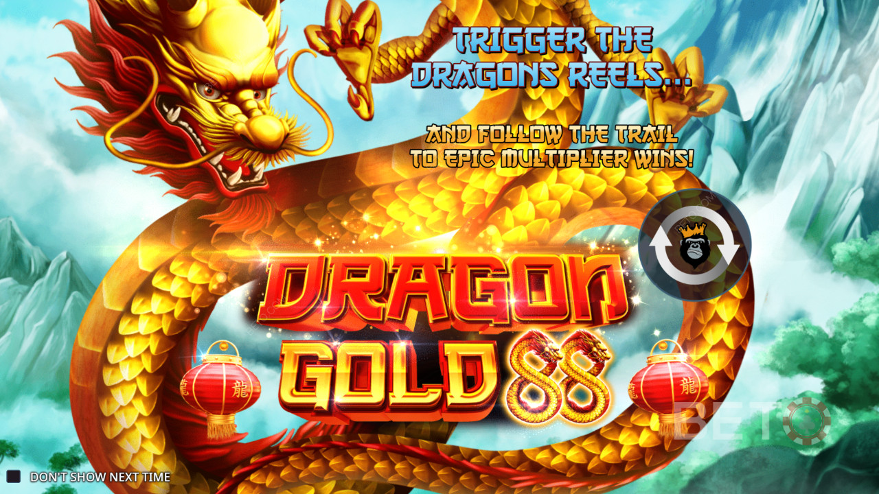 Win 5.000x je inzet in de Dragon Gold 88 gokkast!