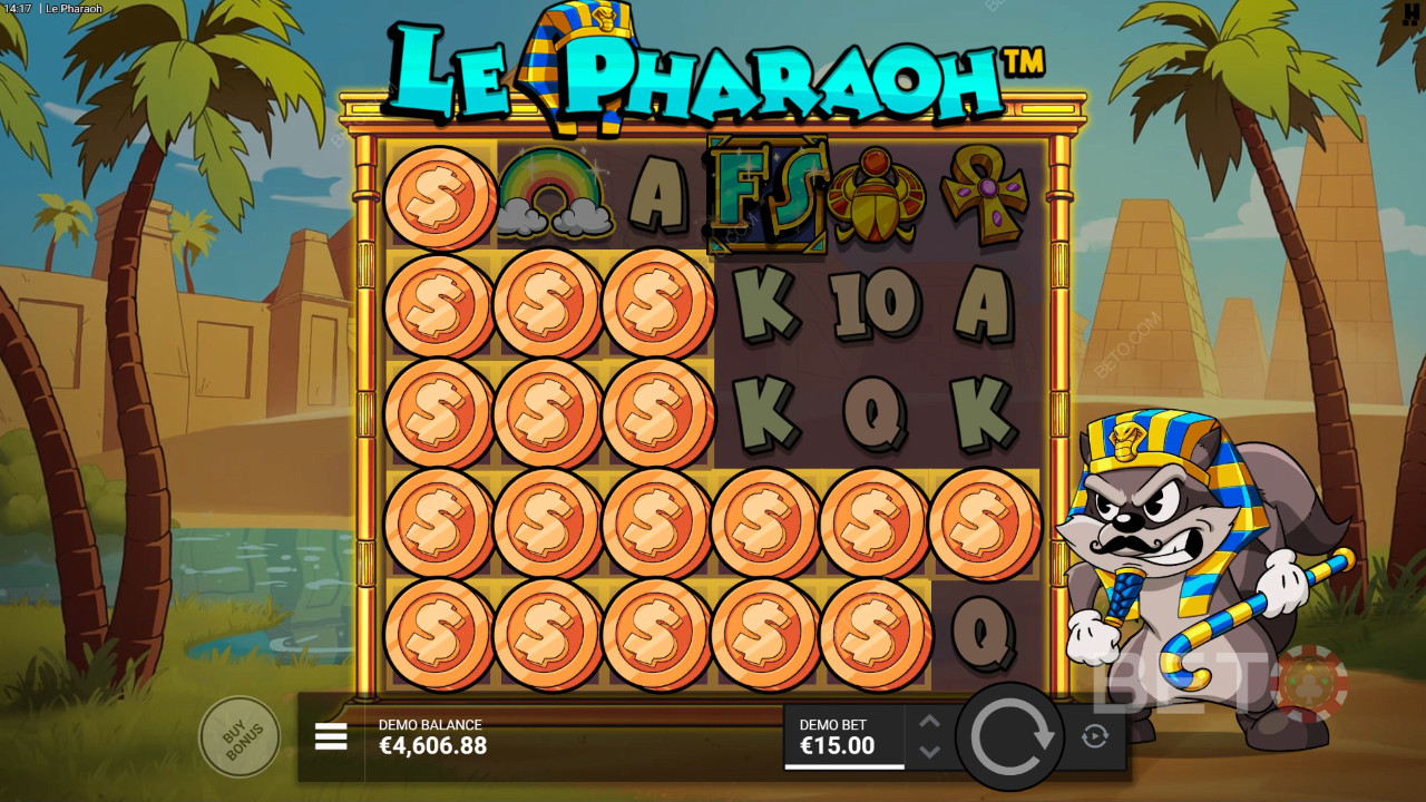 Le Pharaoh Review door BETO Slots
