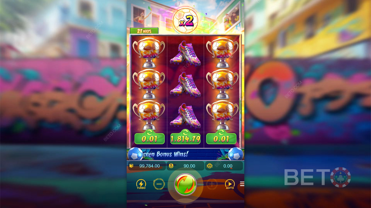 Win 2.000 Je inzet in de Futebol Fever Gokkast!