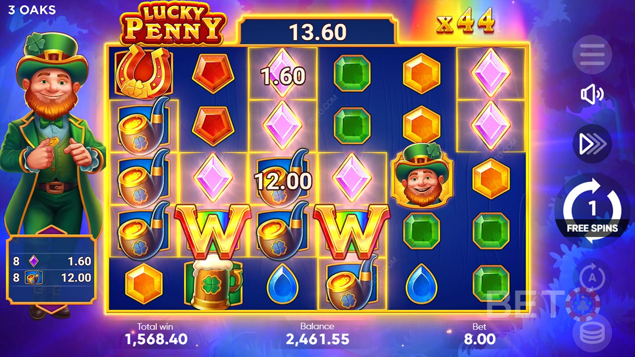 Bonusfuncties uitgelegd in Lucky Penny van 3 Oaks Gaming