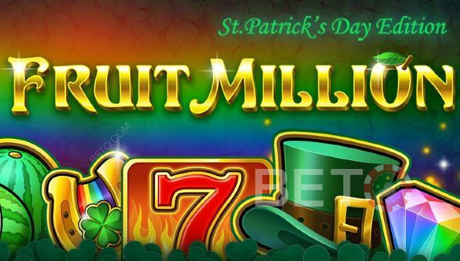Fruit Million online slot met 8 verschillende skins - St. Patricks Day Edition
