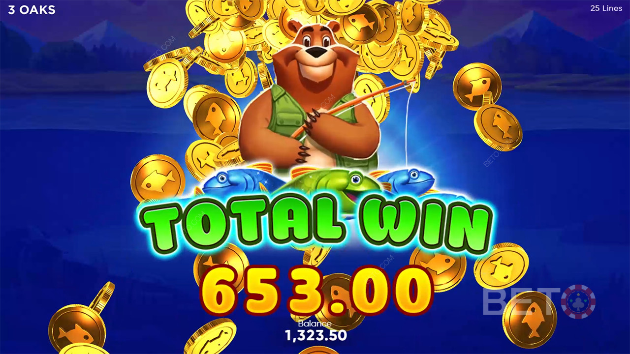 Win 2.500x je inzet in de Fishin