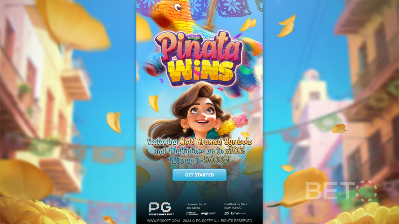 Win 5.000x je inzet in de Pinata Wins gokkast online!