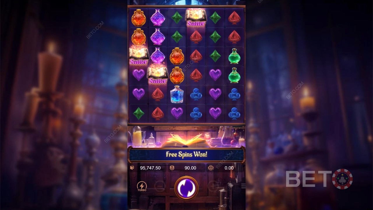 Bonusfuncties uitgelegd in Mystic Potion door PG Soft