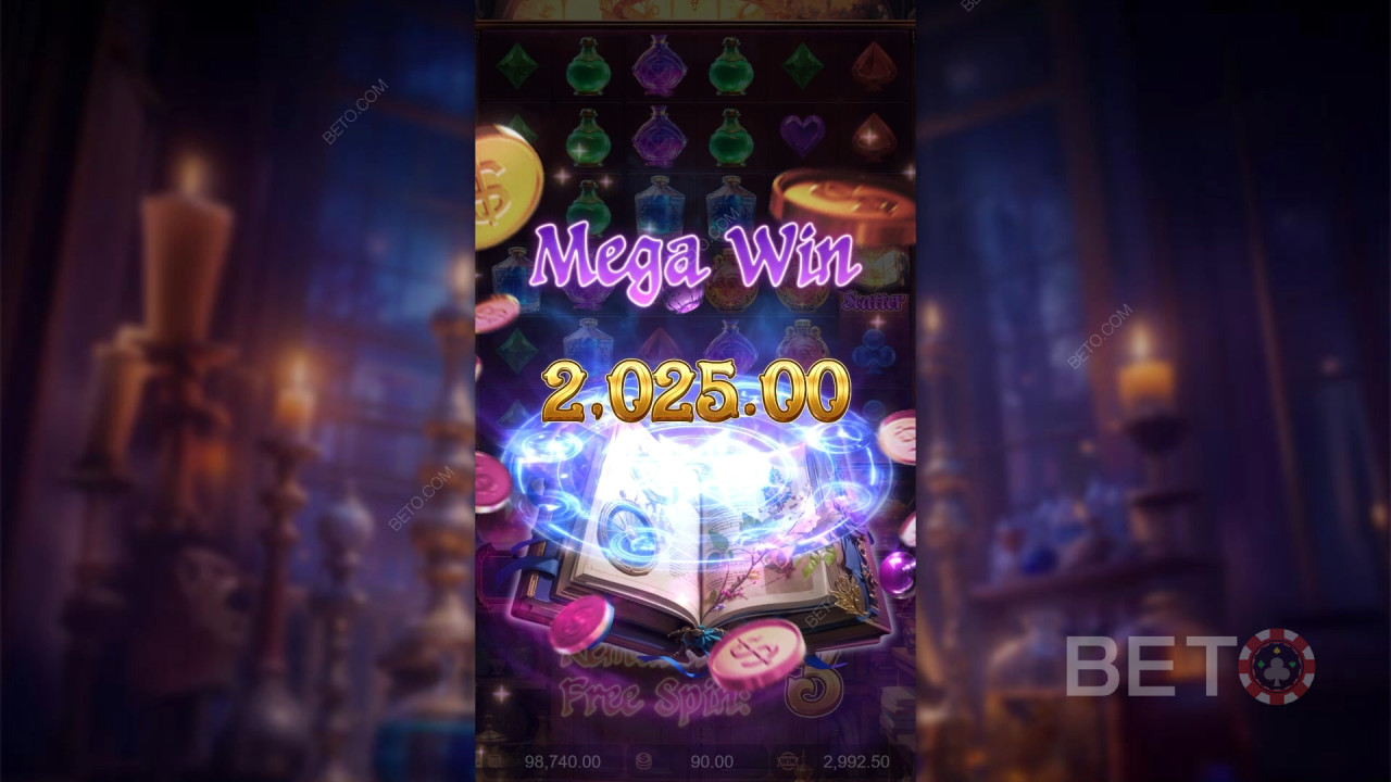 Win 10.000x je inzet in de Mystic Potion Slot!