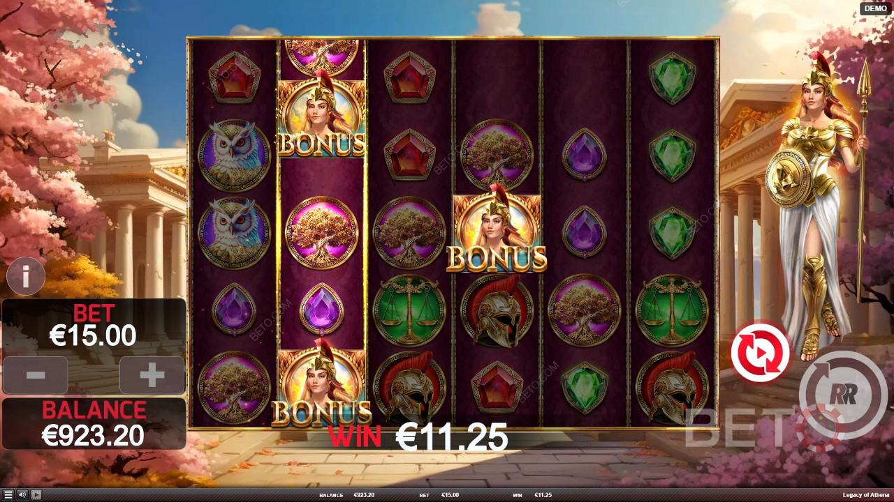 Legacy of Athena Review door BETO Slots