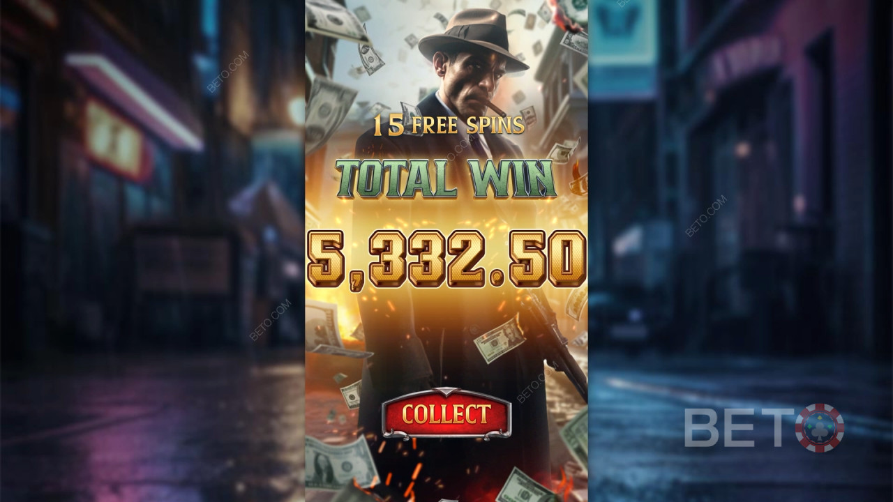 Win 10.000x je inzet in de Mafia Mayhem Online Gokkast!