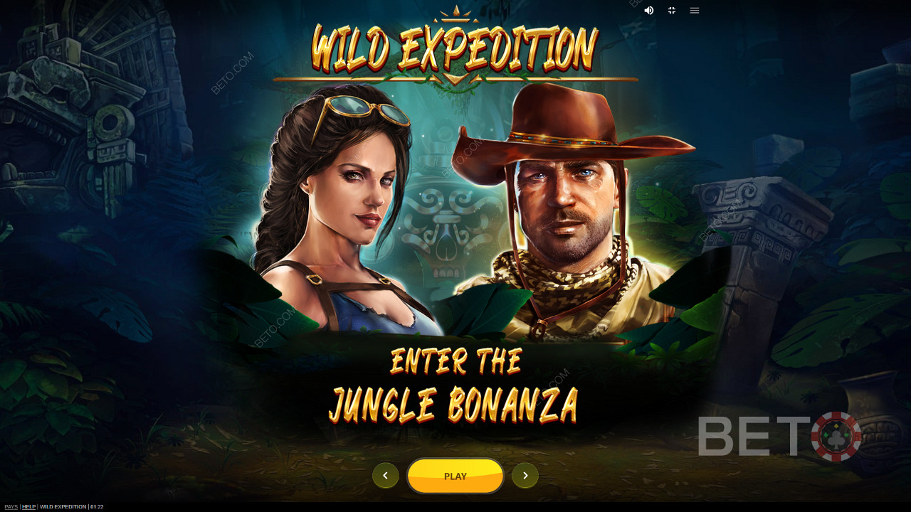 Ga mee met Nick en Cara op hun volgende fortuinzoekende avontuur in de Wild Expedition slot
