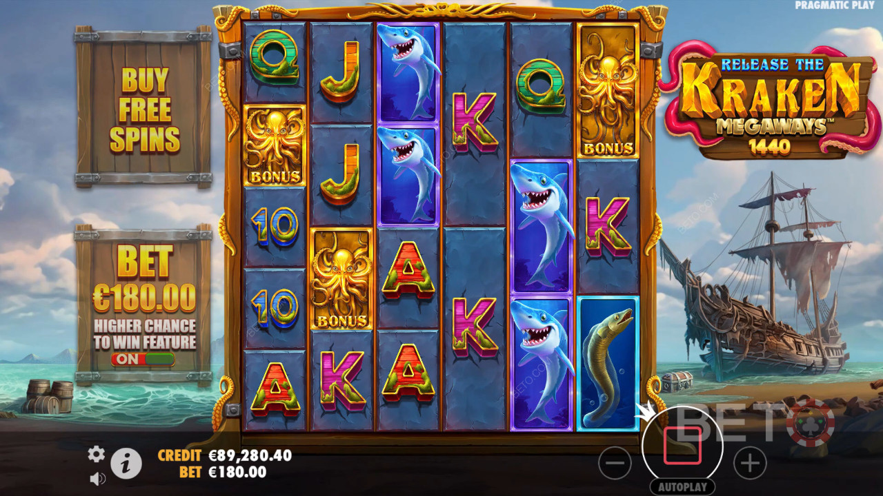 Release the Kraken Megaways Gratis Spelen