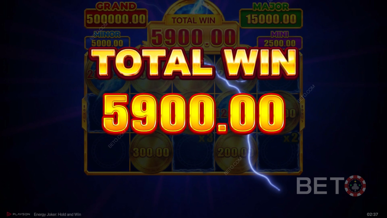Win 5.000x je inzet in de Energy Joker Online Gokkast!