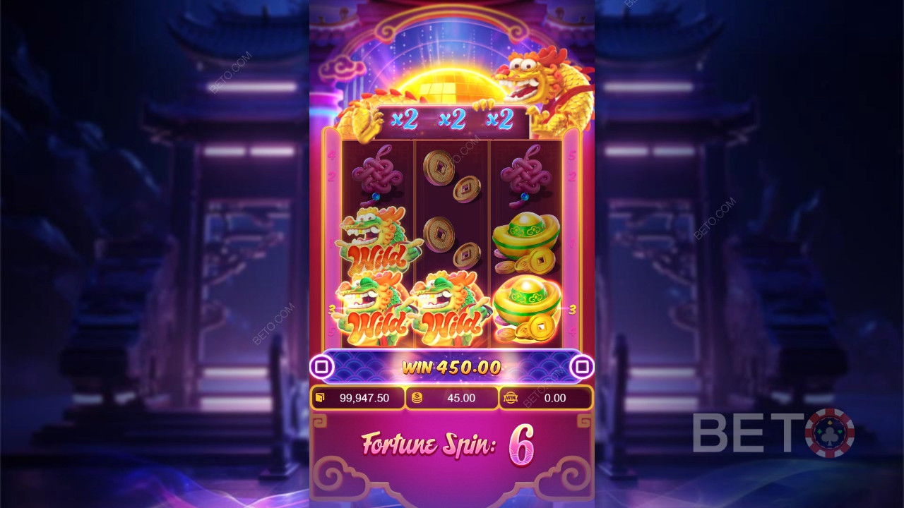 Win 2.500x je inzet in de Fortune Dragon Slot!