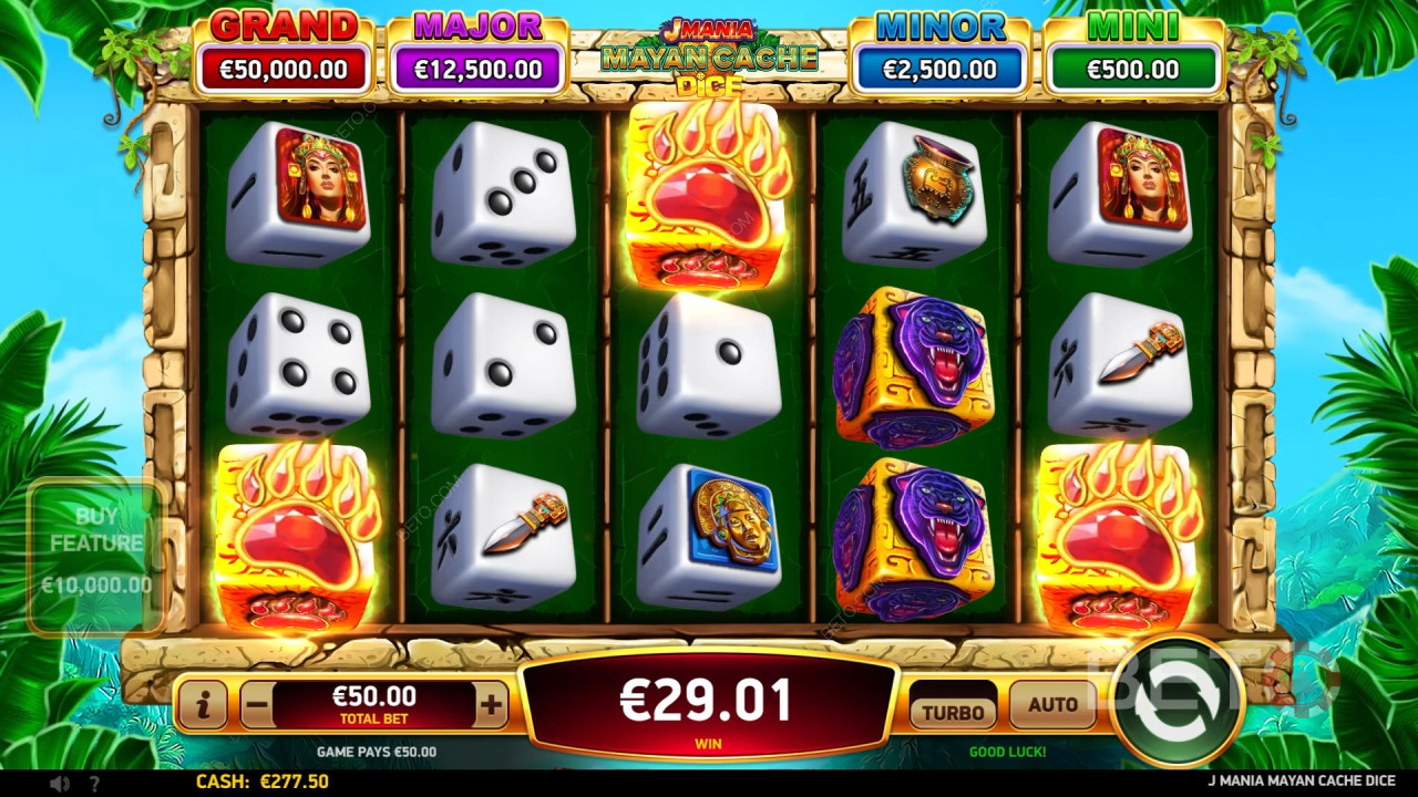J Mania Mayan Cache Dice Gratis Spelen
