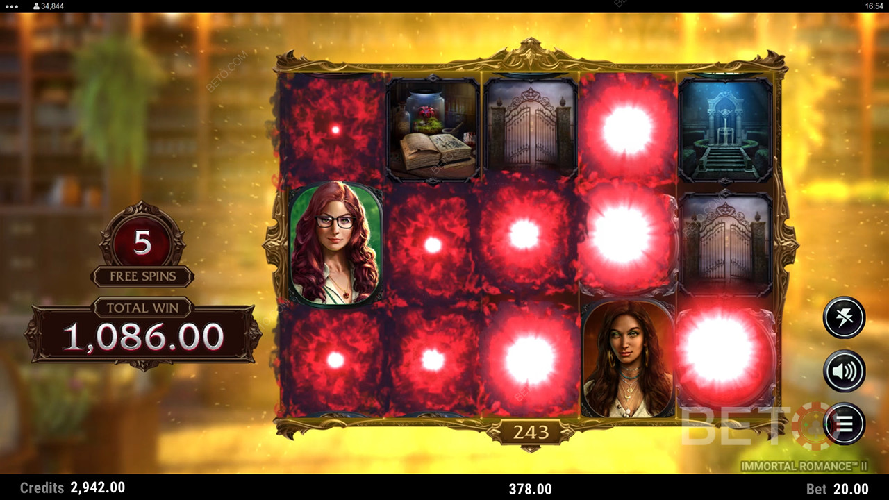 Bonusfuncties uitgelegd in Immortal Romance 2 door Stormcraft Studios