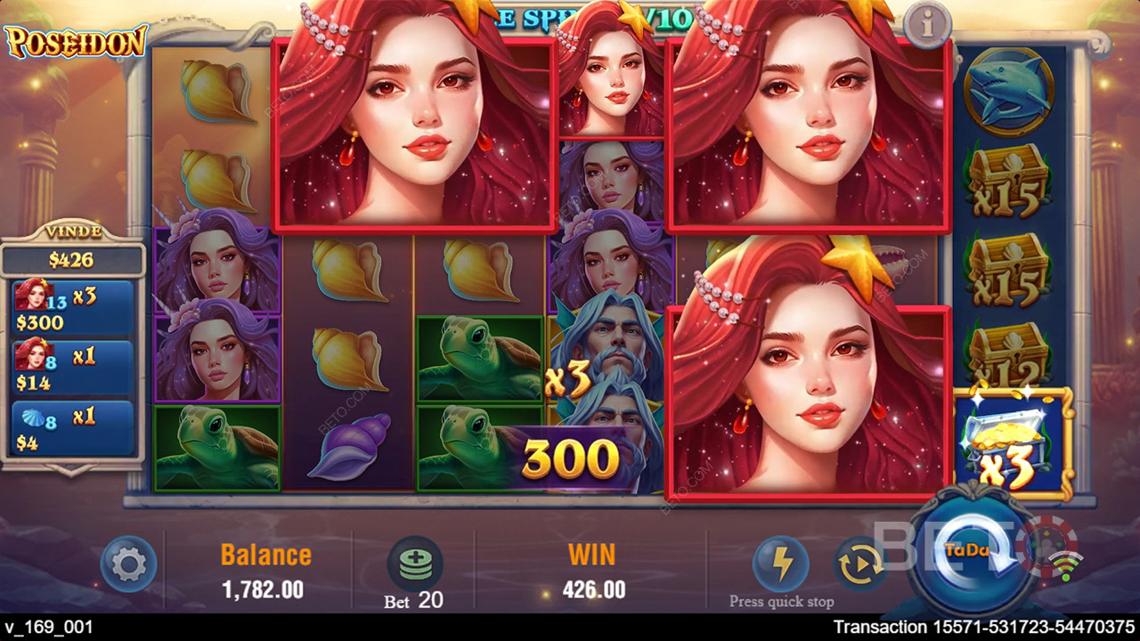 Poseidon Beoordeling door BETO Slots