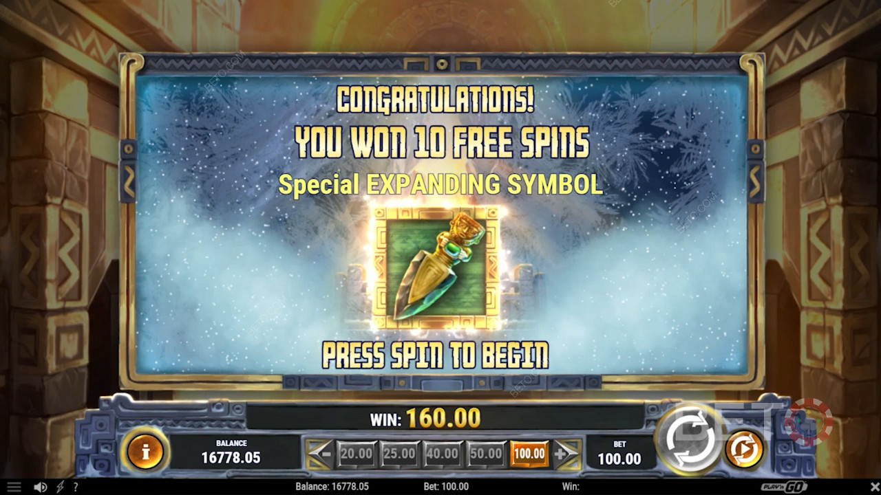 Met maximaal 5 re-triggers, kunnen spelers tot 6 Free Spins verdienen in de Free Spins modus
