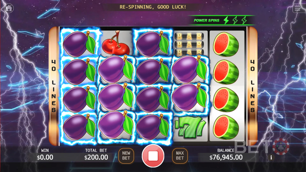 Win 2.500x je inzet in de Lightning Storm Slot!