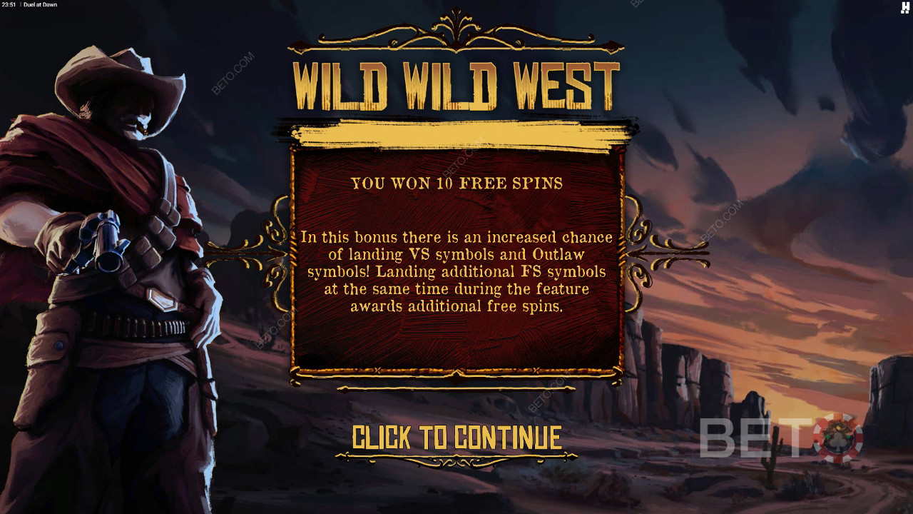 Win 15.000x je inzet in de Duel At Dawn gokkast online!