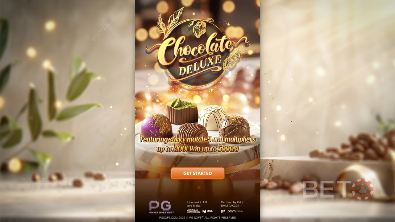 Win 5.000x je inzet in de Chocolate Deluxe videoslot!
