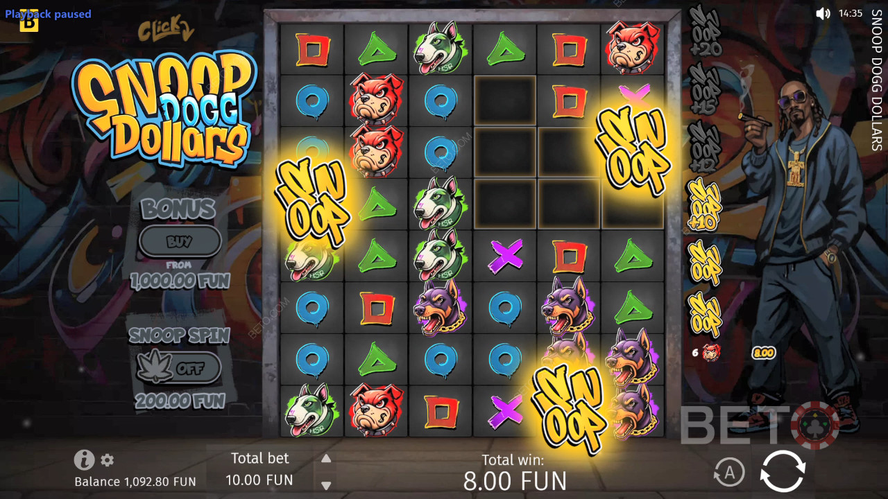 Snoop Dogg Dollars Review door BETO Slots