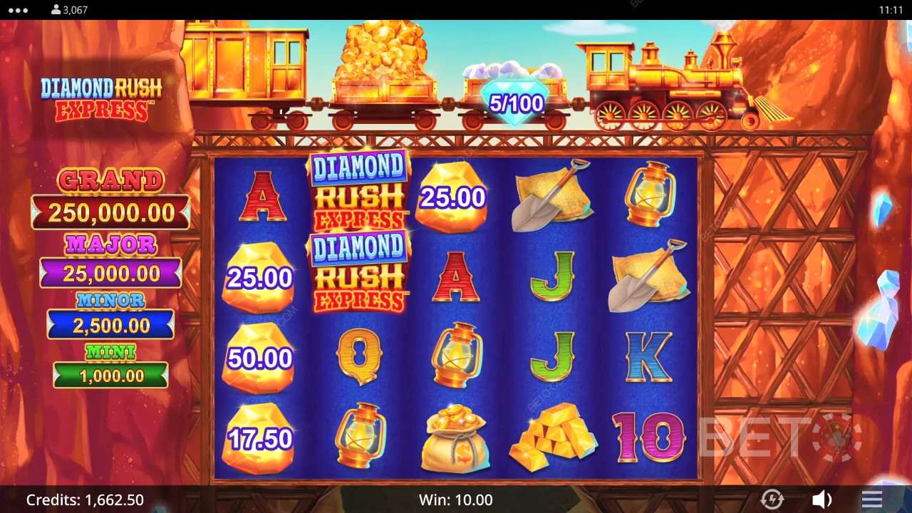 Diamond Rush Express Review door BETO Slots