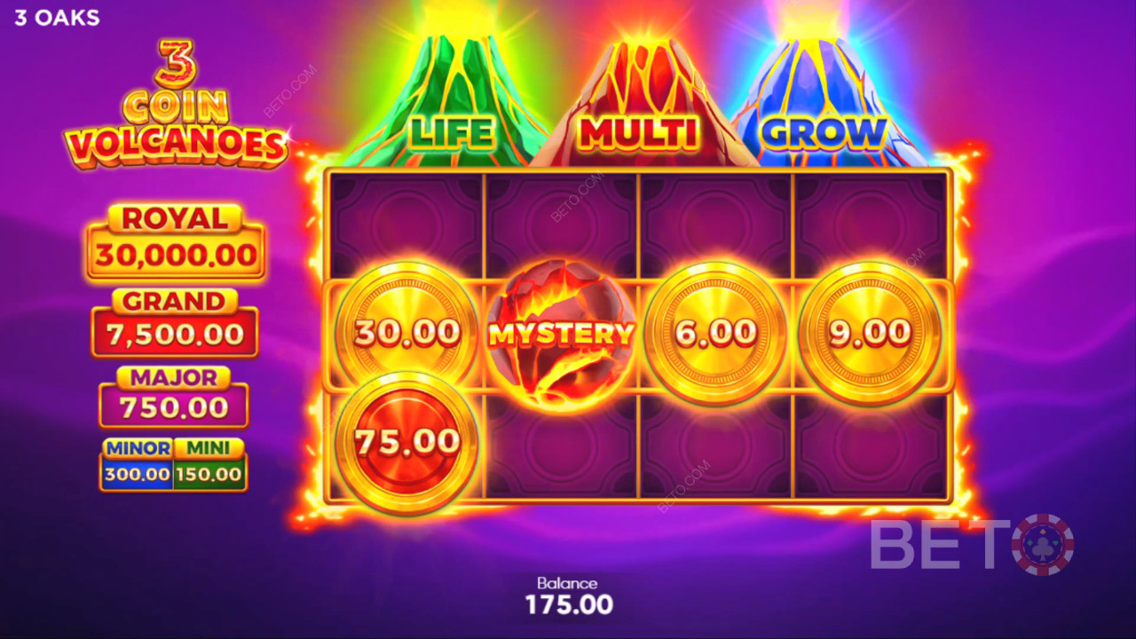 3 Coin Volcanoes Gratis Spelen