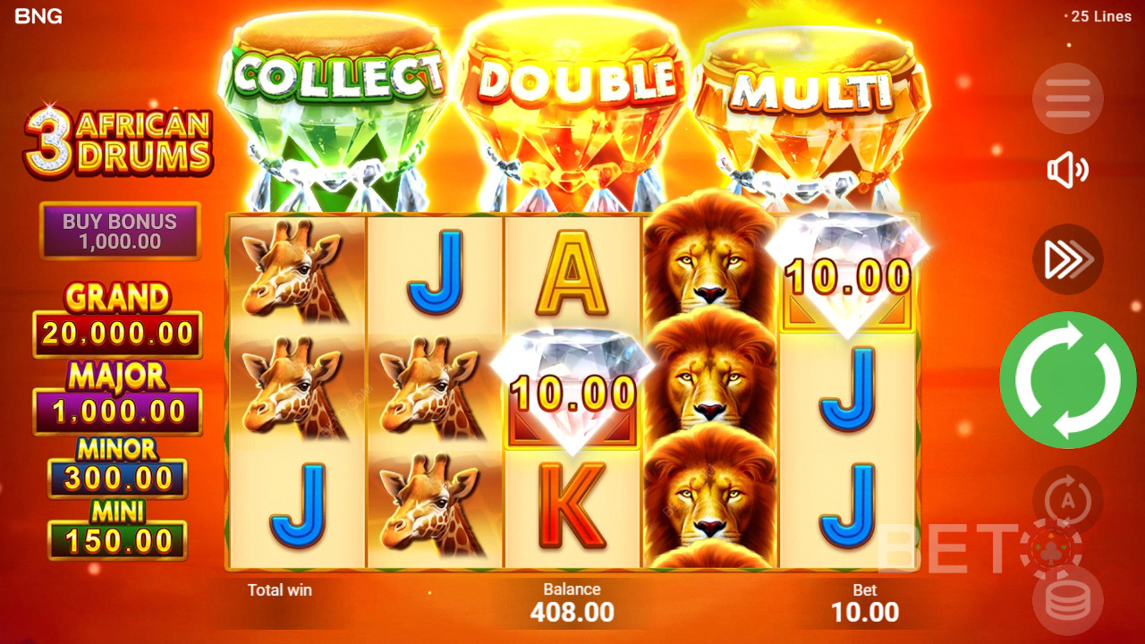 3 African Drums Gratis Spelen