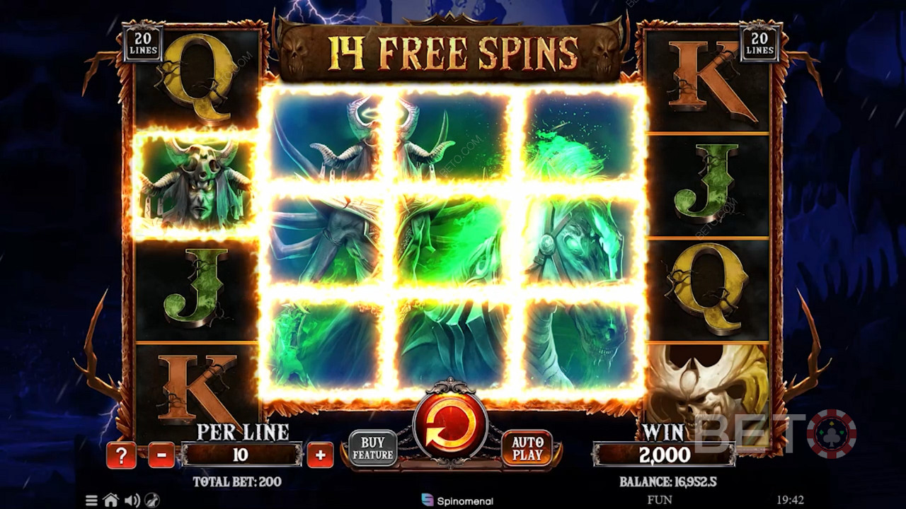 U kunt een totaal van 50 Free Spins verdienen door uw spins in de Gamble Feature te vergokken