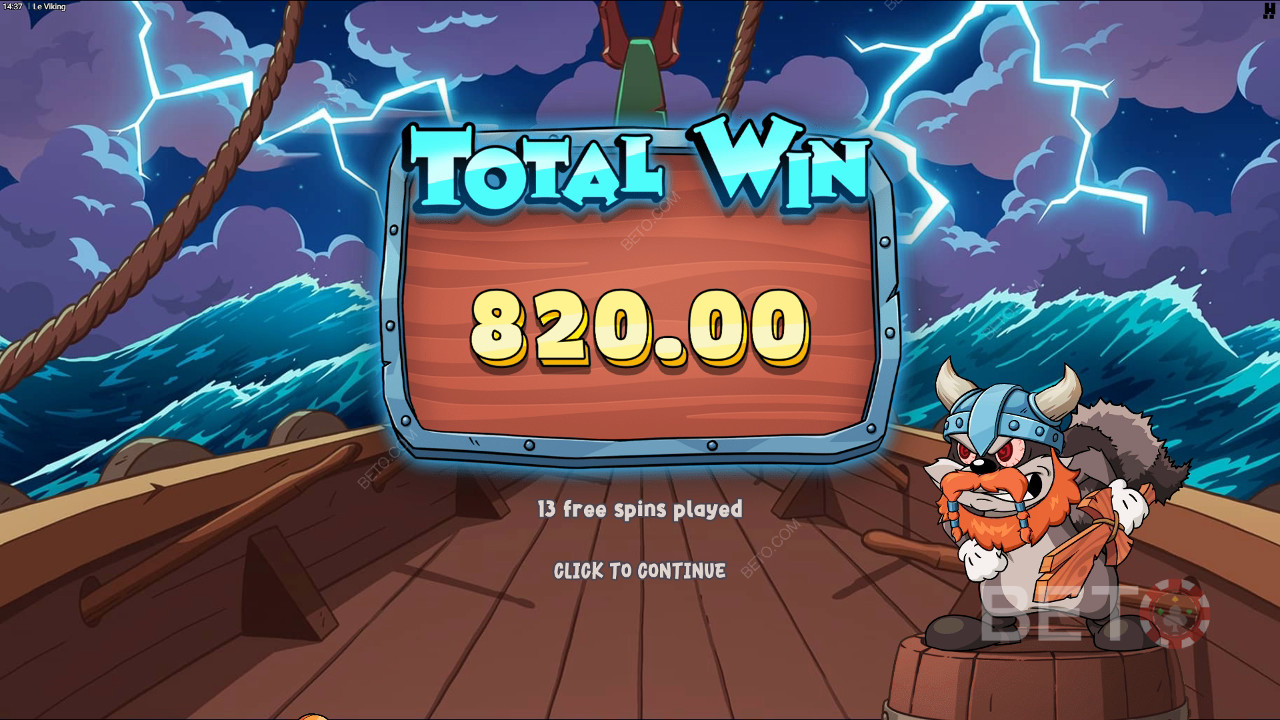 Win 10.000x je inzet in de Le Viking gokkast online!