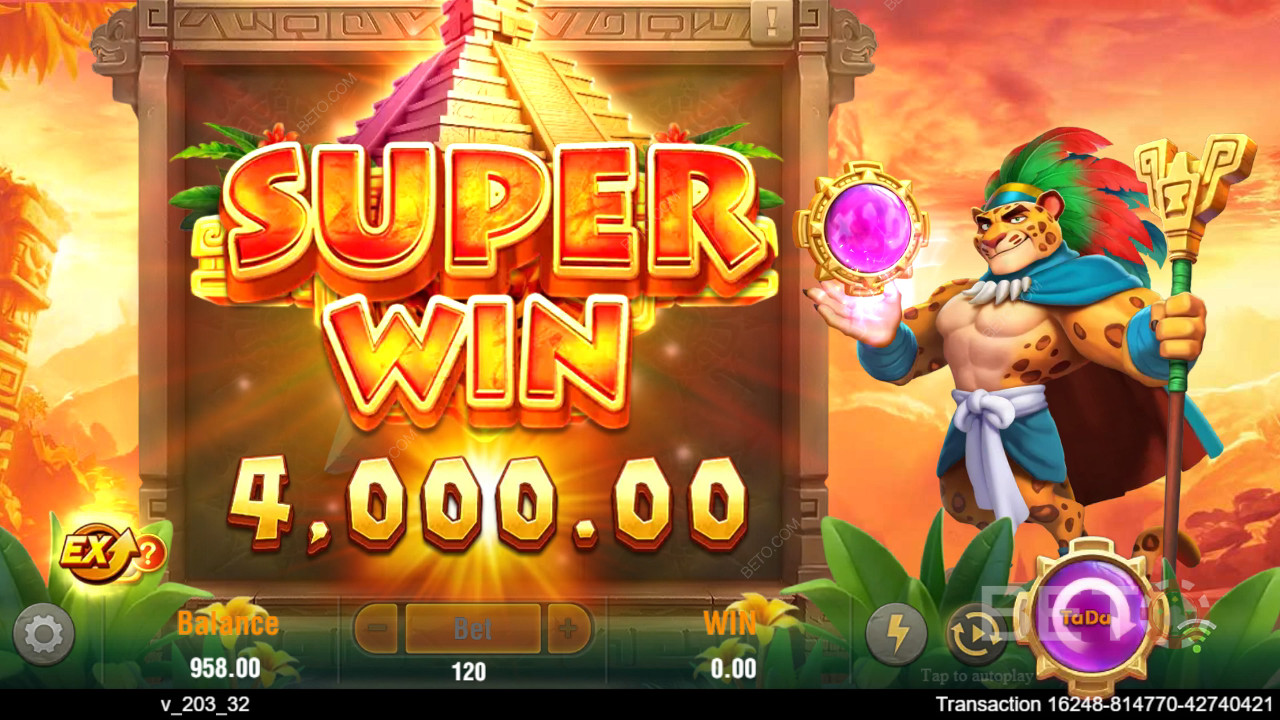 Win 4.500x je inzet in de Lucky Jaguar videoslot!