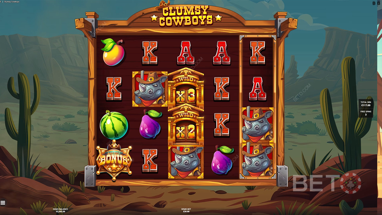 Clumsy Cowboys Gratis Spelen